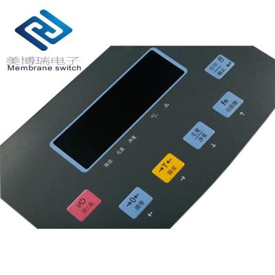 China Stainless Plated Electronic Telecommunication Equipment Membrane Switch With China Mainland Dimple for sale