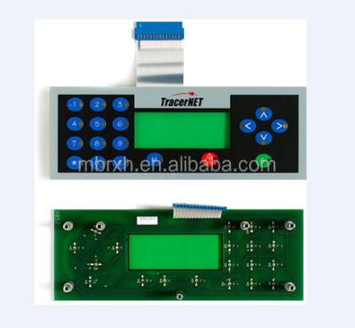 China < < 35V (DC); 100mA 1W membrane switch with PCB assembly for sale