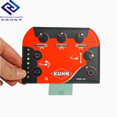 China IP65 Waterproof Custom LCD Viewfinder Keypads Membrane Switch Control Panel for sale