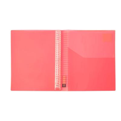 China PP Binder Cover Protectors Sheet B5 Plastic Ring Binder Folder Movable Clear Plastic Frosted Holes 26 Holes for sale