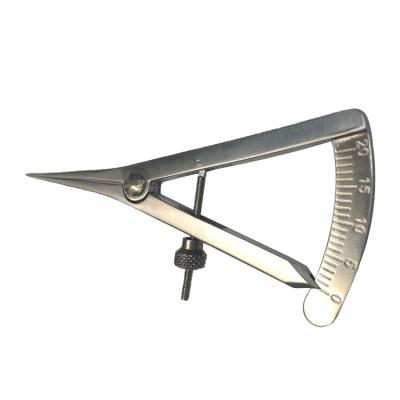 China SUS304 or SUS316L or 17-4PH 0-20cm Stainless Steel Tool Instruments Measuring Ruler Eye Specifications Gauge for sale