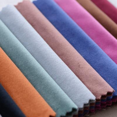 China Chinese quality anti-static warp knitted holland velvet sofa upholstery fabric for sale