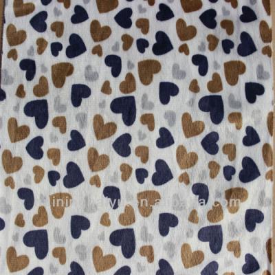 China 100% Shrink-resistant polyester printed leopard grain velboa fabric animal print fabric for toys/sofa/clothing/car/home textile/cushion for sale