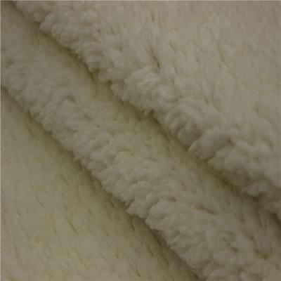 China Htot 2022 Shrink-Resistant Selling Double Side Knitted Scratch Cloth Fleece Fabric For Bedding/Garment/Curtain for sale