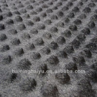 China 2022 HOT Embossing Curtain Fabric Polyester Shrink-Resistant Fabric For Pants / Toy / Sofa / Shoes / Lining for sale