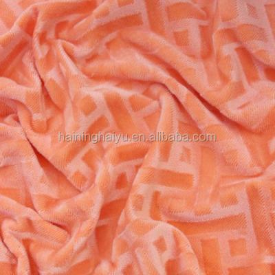 China Velboa polyester velvet fabric fabric Shrink-resistant golden brushed minky fabric for sale