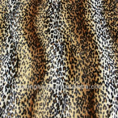 China 100% Polyester Tear-resistant animal printing fabric velvet fabric for linling/sofa/bag/home textile for sale