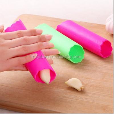 China Viable top selling silicone garlic peele/garlic tube roller/garlic tube magic roller for sale