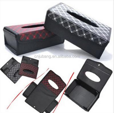 China Convenient high quality car tissue box/interior folding towel holder/folding tissue boxes for sale