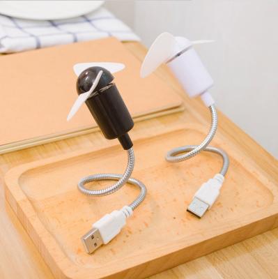 China Wholesale Plastic Snake Shaped Mini USB Fan / USB Mini Desk Fan / Flexible Snake LED Desk Lamp for sale