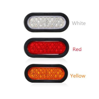 China Long Lifespan 12V 24V Boat Trailers SUV Side Warning Light 22Leds Turn Signal Brake Lamp Boat Waterproof for sale