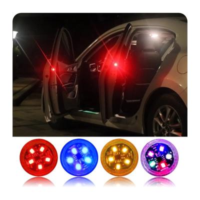 China Wireless Magnetic ABS LED Car Door Warning Lights Anti-Collision Headlights Signal Lamp Safety Lamps Accessories for sale