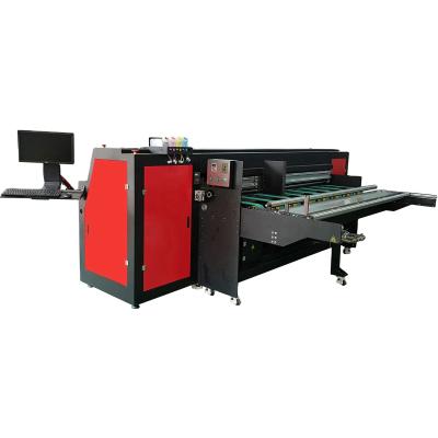 China CMYK printing shops digital inkjet printer inkjet printer pizza box corrugated cardboard printer machine for sale