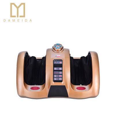 China Electric Heated Shiatsu Foot Massager Machine Hot Legs Shiatsu Air Compression Full Foot Spa Heat Beautician for sale