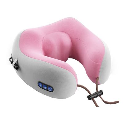 China Dc5v Rechargeable Kneading Head Pillow Neck Massager , Neck Massage Pillow With Heating for sale