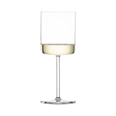 China Square Luxury Holiday Elegant Lead-Free Crystal White Square Wine Glass for sale