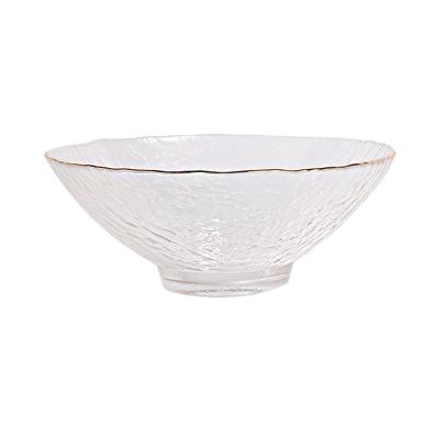 China Sustainable Handmade Luxury Decorative Design Crystal Glass Vegetable Clear Fruit Bowl with Footed Stand for sale