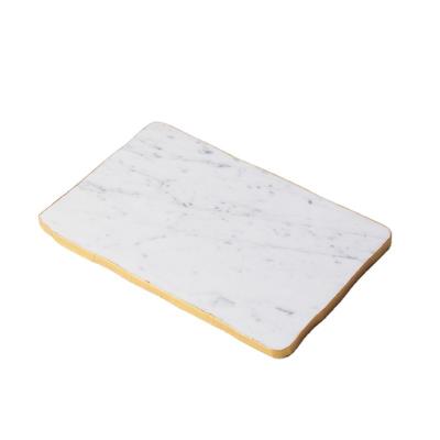 China Viable Hotel Phnom Penh Luxury Tray Bedroom Cosmetic Tray Rectangular White for sale