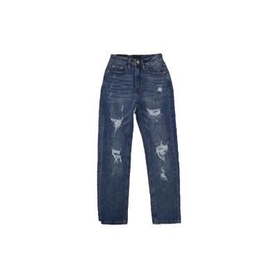 China LXY-W022 High Quality Breathable Destroy Holes Casual Overalls Good Quality Jeans for sale