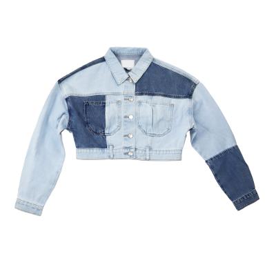 China LXY-W056 CLASSIC WOMEN WASH DENIM OVERSIZE LIGHTWEIGHT JACKET 2021 Breathable CUSTOM wholesales for sale