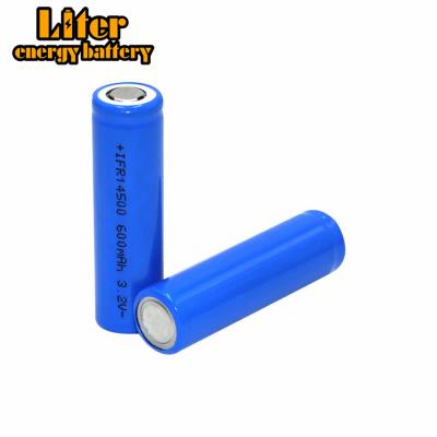 China Toys Cheap Grade A Quality 3.2V Lifepo4 Batteries 600mAh Wall Lamp Battery 14500 Batteries From China for sale