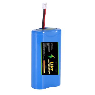 China Long Cycle Life 18650 2s1p 7.4V 2000mah 2200mah 2600mah 3000mah Lithium Ion Battery Pack for sale