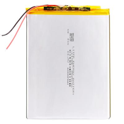 China Toys 3.7V 6000mAH 3595130 Liter Energy Battery Polymer Lithium Ion Battery For Tablet PC BANK GPS mp3 mp4 for sale