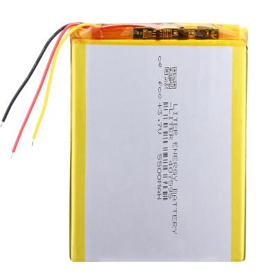 China Electric Bicycles/Scooters Line 3 3.7V Polymer Lithium Ion Battery 407595 Li-ion 5500mAH Tablet PC Battery For 7,8,9 Inch Tablet for sale