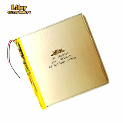 China Toys 3.7V 5000mAh 30105110 33105110 Liter Energy Battery For Tablet EBook Reader Accumulator for sale