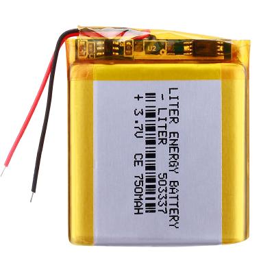 China Video Game Player 503337 3.7V 750mah Lithium Polymer Battery For Smartwatch Battery for sale