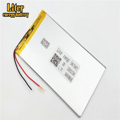 China Power Tools Wholesale Ultra Thin 3282150 Rechargeable 6000mAh Lipo Batteries 3.7V Lithium Ion Polymer for sale