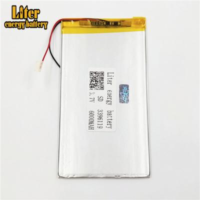 China Machine- Built-in 3.7 V 6000mah 3396119 Large Capacity Tablet Ultrathin Lithium Polymer Battery Mid Plate for sale