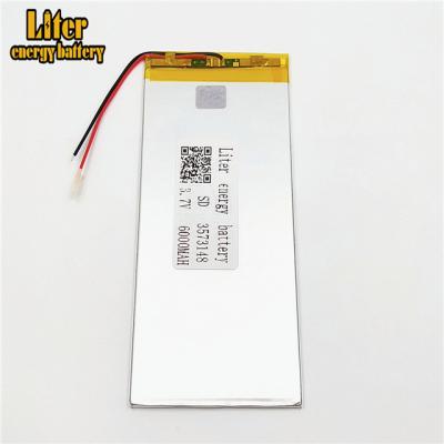 China Power Tools Wholesale Ultra Thin 3573148 Rechargeable 6000mAh Lipo Batteries 3.7V Lithium Ion Polymer for sale