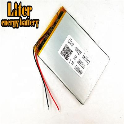 China Wholesale slim toys Shenzhen battery 3.7v lipo battery 3897122 40100120 5400mAh for laptop battery for sale