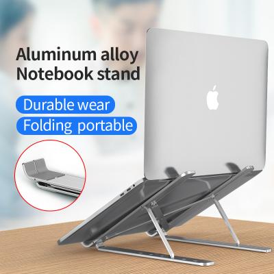 China (Size) Suohuang Adjustable Laptop Bracket Desk Raised Aluminum Radiator Base Cervical Folding Portable Portable Lifting for sale