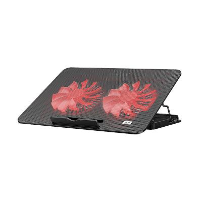 China 360*253*27mm 2021 Laptop Cooling Pad 2 Sizes Fit Fans Up To 17.3 Inch Notebook Cooler With 2 USB Ports for sale