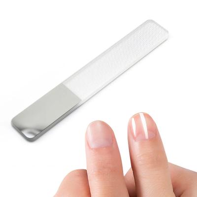 China Free Shipping Professional Finger Art Glass Nail File Health Beauty Tool Sand Manicure Device Crystal Glass Files Durable for sale