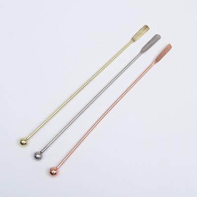 China Sustainable Beverage Coffee Cocktail Stainless Steel Stick Mixing Stirrer For Bar Supply for sale