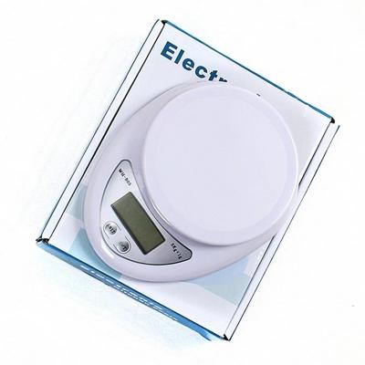 China With 5kg Portable Electronic Tray Scales Food Balance Weight LED Digital Postal Kitchen Measuring Scale for sale