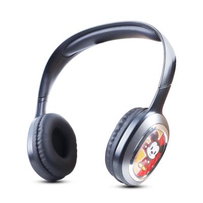 China Latest Noise Canceling Design Cute Cartoon Headphones Noise Canceling Kids Over Wired Earphone By Head Earphone Hearing Protection For Kids for sale