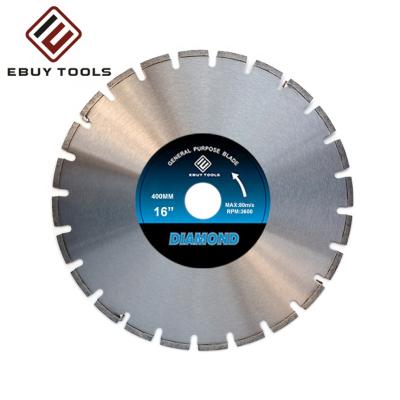 China Cutting Marble Technology High Quality Durable 18 Inch Laser Welded Diamond Saw Blade for sale