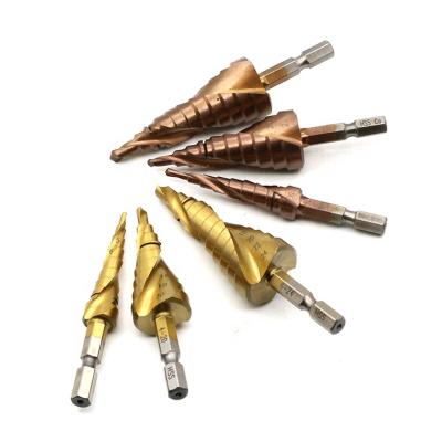 China 2019 Meta High Quality Ebuy Drill Customized Leg HSS Step Drill Bits For Masonry Stone Wood for sale