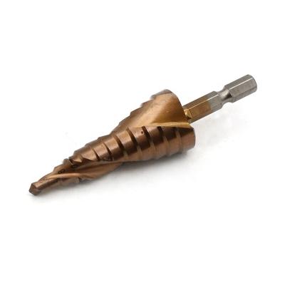 China Meta Drilling Carbide Tip Hss Step Drill Bits For Stainless Steel for sale