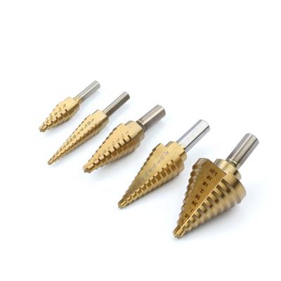 China Meta Drilling Step Drill Bits Multi Straight Edged HSS Power Tools For Masonry Drilling 3-4mm Steel Metal for sale