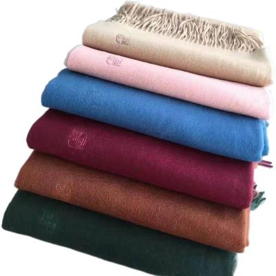 China Luxury 100% Cashmere Scarf Hijab Other Shawls Pashmina Wear Designer Scarves For Women Men for sale