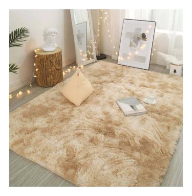 China Wholesale Large Area Rugs Washable Living Blanket And Rugs 100% Polyester Beige Rugs Mat For Room for sale