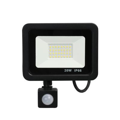 China LANDSCAPE IP66 PIR Motion Sensor 10W 20W 30W 50W 100W LED Flood Light for Outdoor Garden Lighting for sale