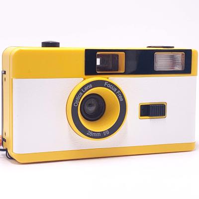 China Reusable 35mm retro film camera PROFESSIONAL new design with flash in different colors for sale