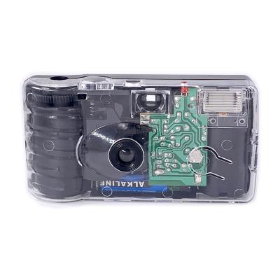 China PROFESSIONAL Transparent Clear Plastic Cover Disposable Film Camera With 35mm Snapshot Film Kodak Color ISO200/ISO400 for sale