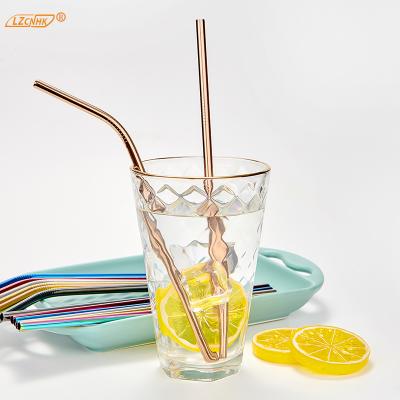 China Viable 2021 Best Selling Reusable Metal Drinking Stainless Steel Straw Cutlery Wholesale Set for sale